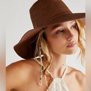 NWT Free People Miami Braid Ins Brights Pink Hair Accessory Beaded Clip